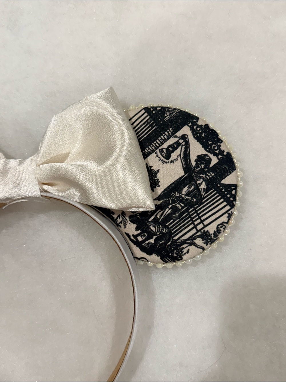 Haunted Mansion inspired Mouse Ear Headband handmade - Picture 2 of 2
